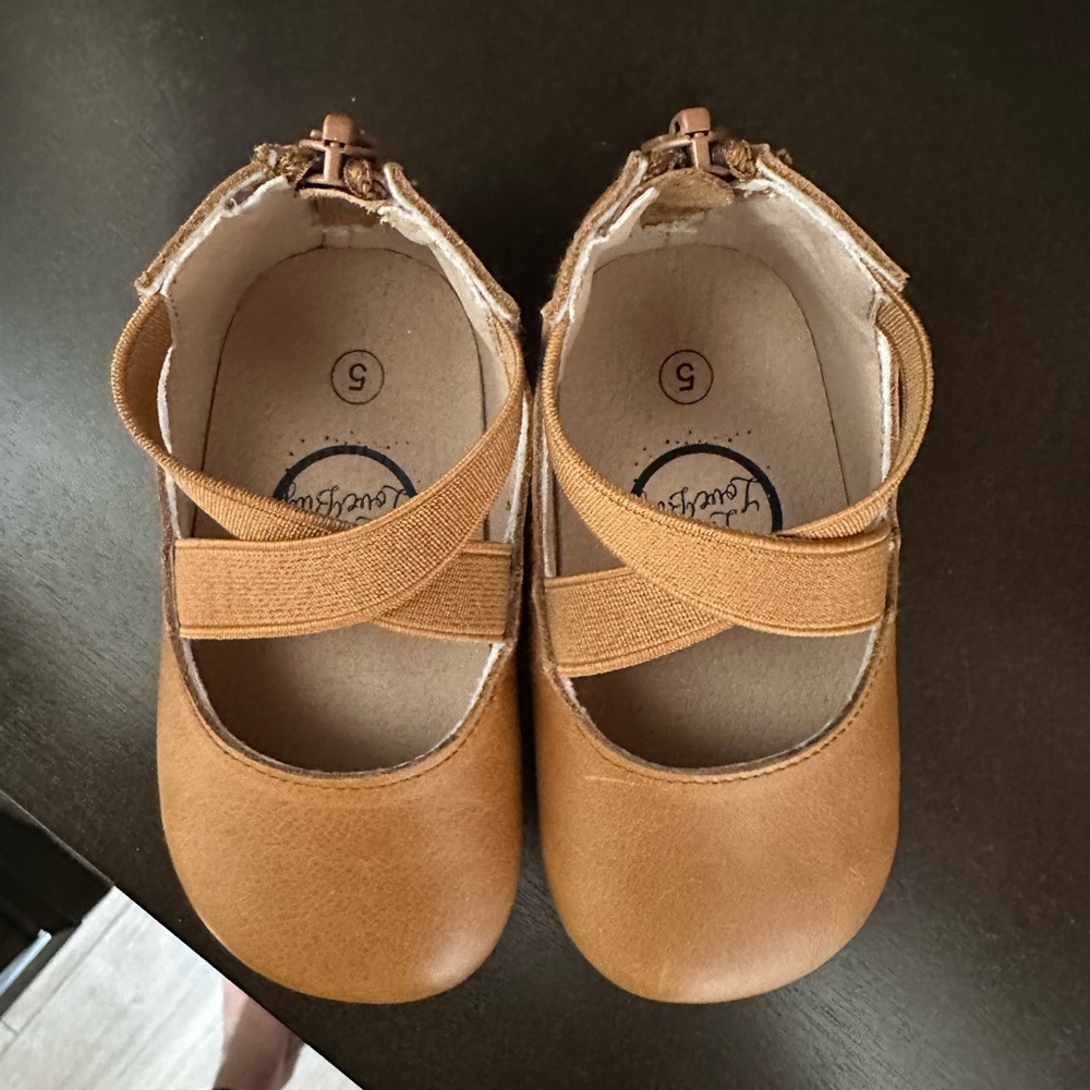 Brown Kids Shoes with Straps